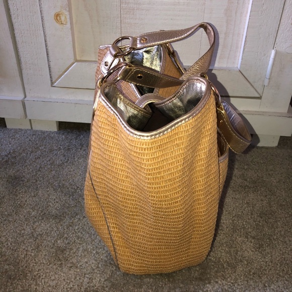 Michael Kors Bags Michael Kors Basket Weave Handbag Poshmark